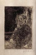 James Ensor My Portrait Skeletonnized oil painting